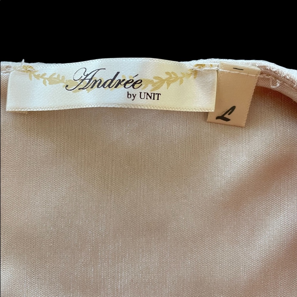ANDREE by UNIT DRESS, Size L, Off White, NEW WITH TAGS Bow Detail - Picture 9 of 15